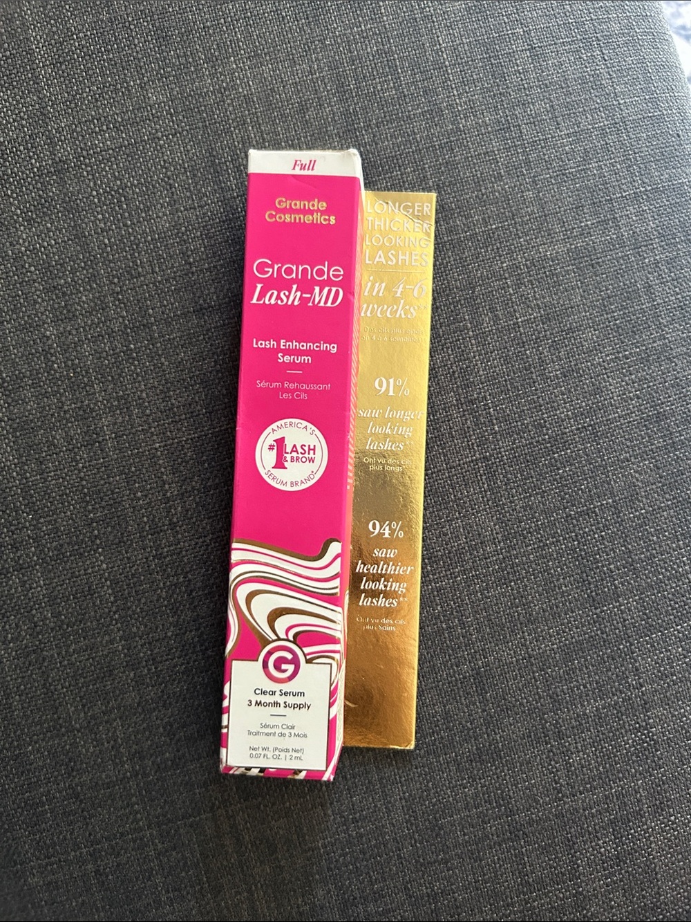 GrandeLash-MD Lash Enhancing Serum - Pink & Gold Packaging